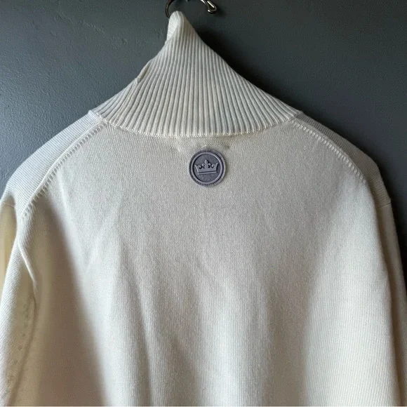 Peter Millar Classic Cream Men's Sweater ~ M NWT